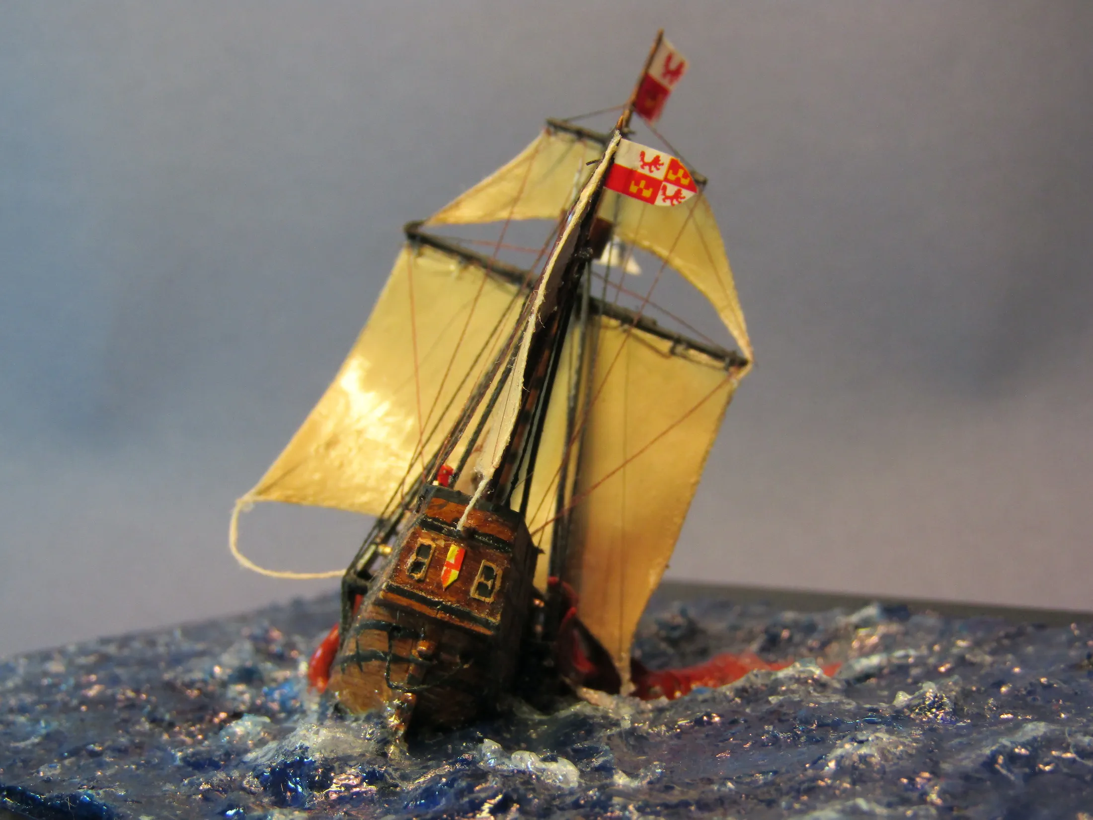 Модель корабля Каравелла “Santa Maria” 1492 г. - Верфь на Столе