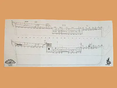 L'Aurore Corvette, 1766 + чертежи (fr)