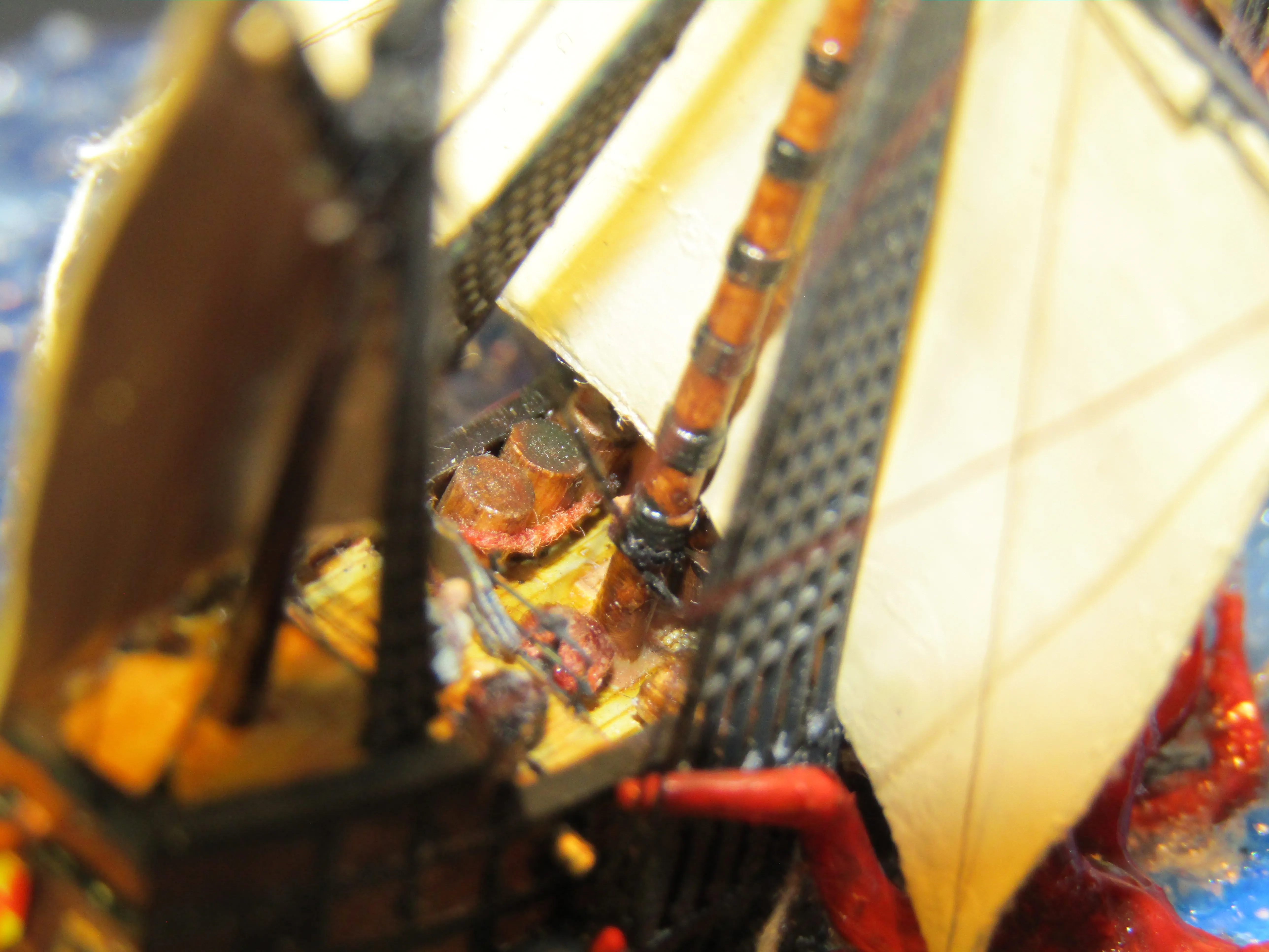 Модель корабля Каракка “Santa Maria” и Кракен - Верфь на Столе