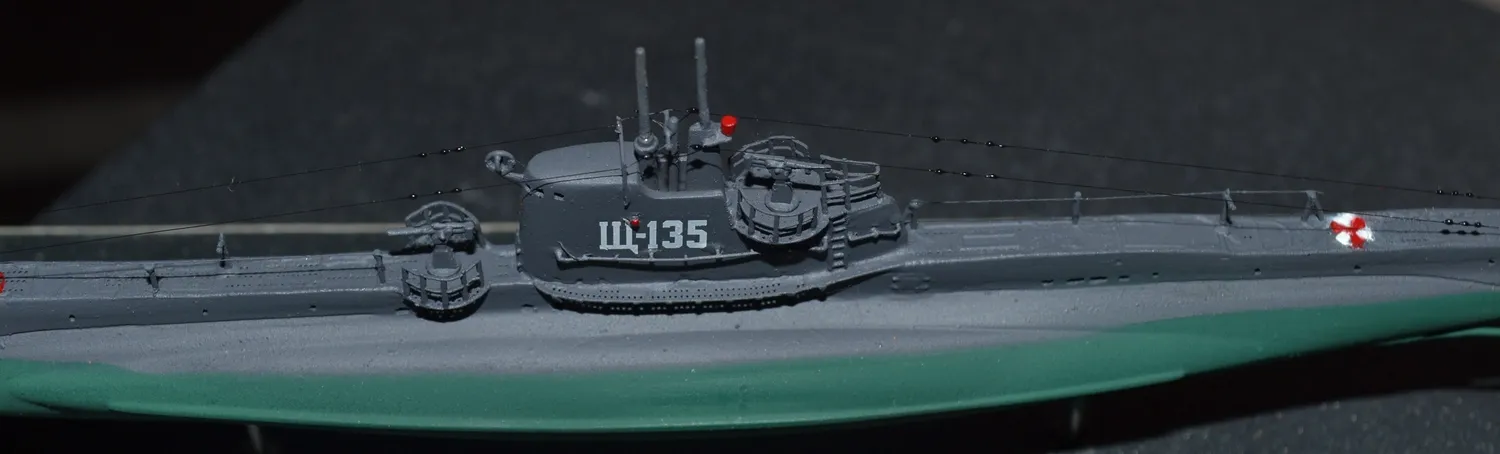 Модель корабля Подводная лодка типа Щука "135" - Верфь на Столе