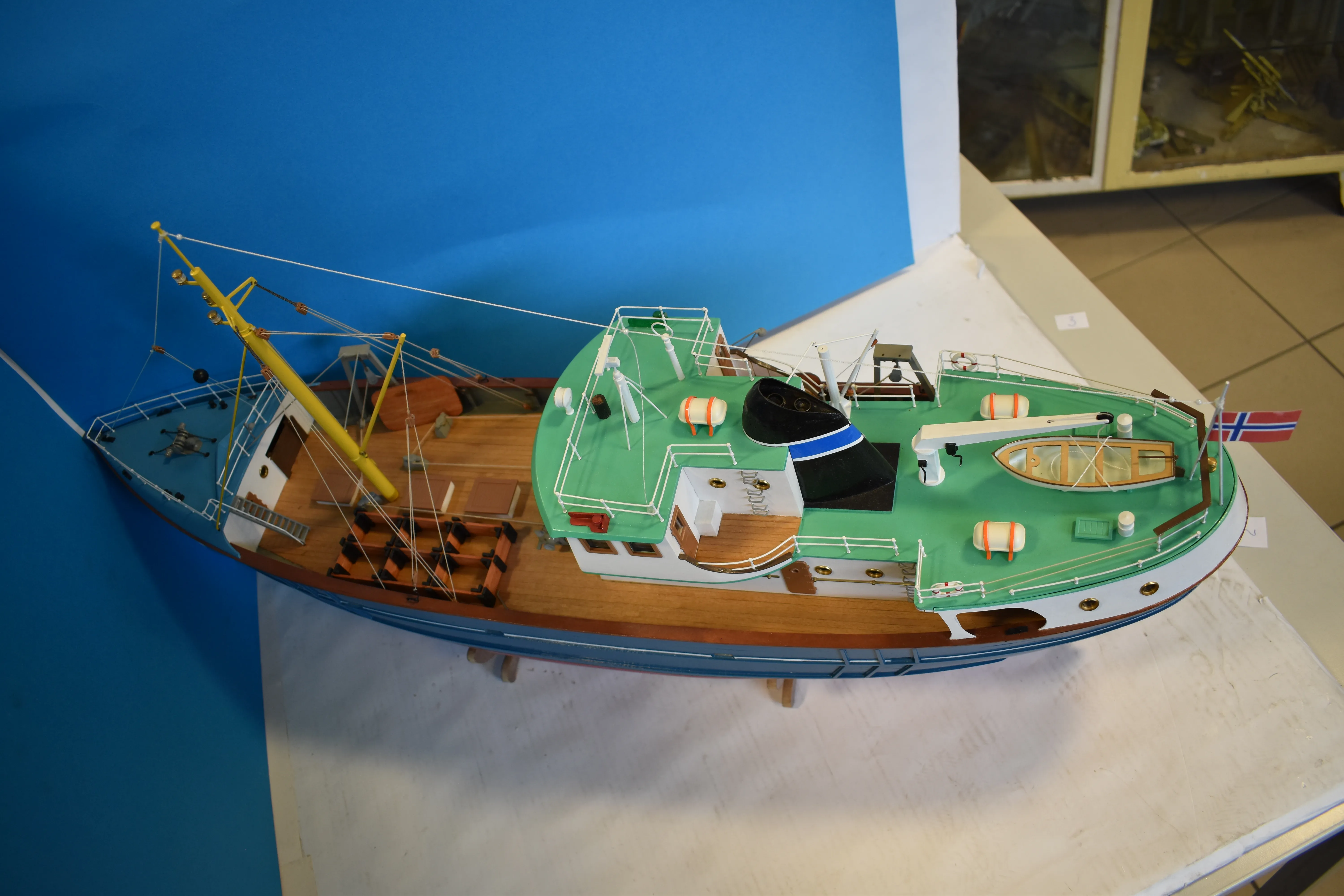 Модель корабля рыболовное судно "Nordkap 476" - Верфь на Столе