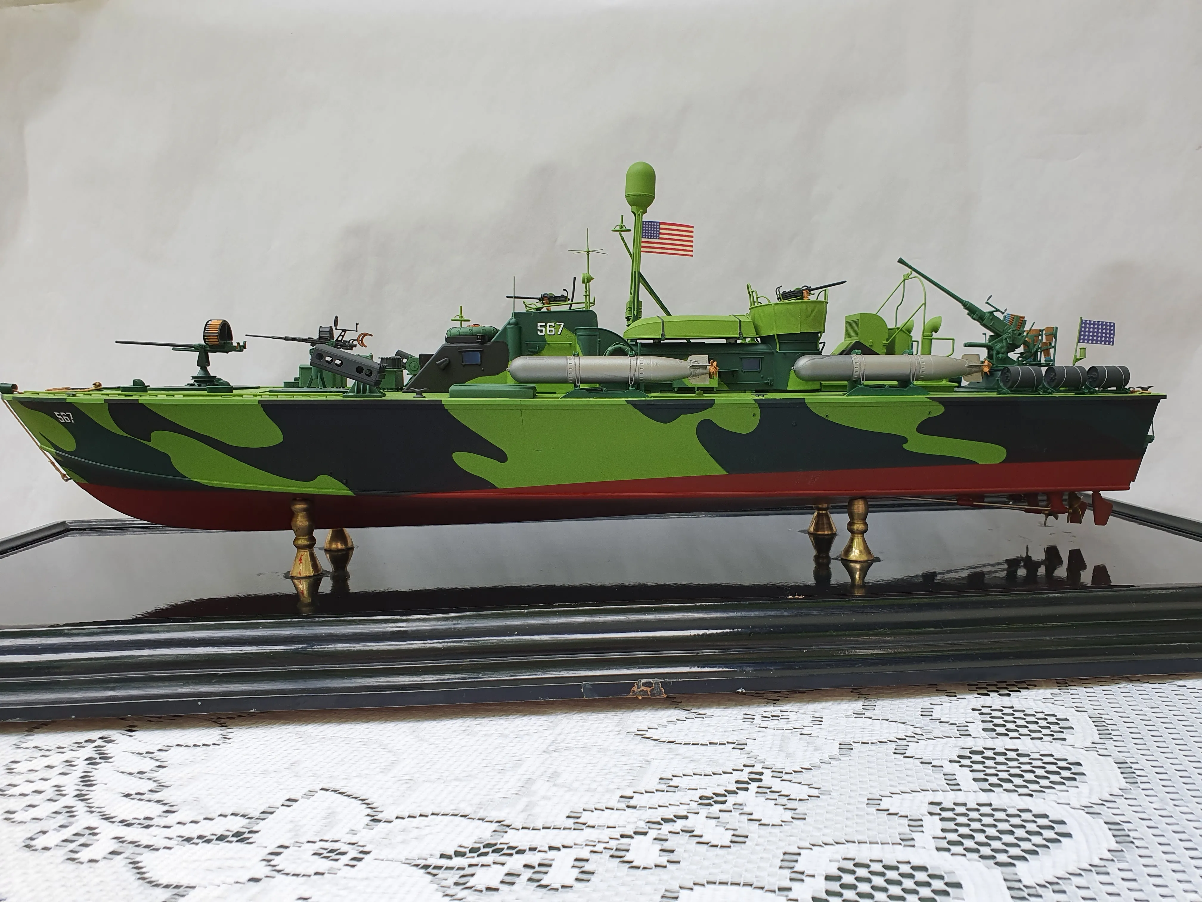 Модель корабля ELCO 80 TORPEDO BOAT PT-567 - Верфь на Столе