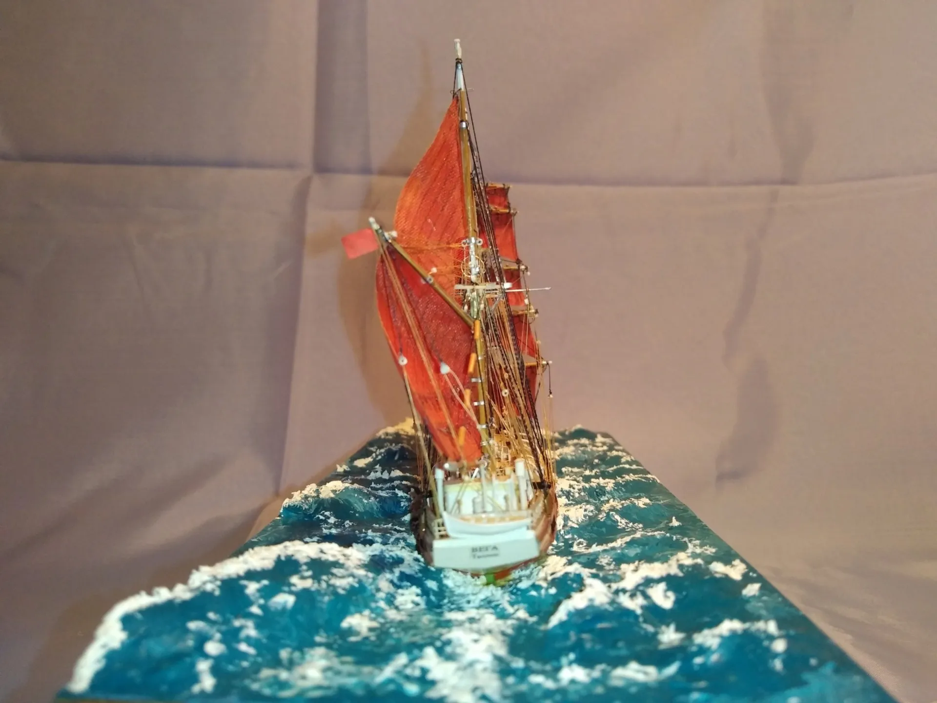 Модель корабля Баркентина "Вега" II - Верфь на Столе