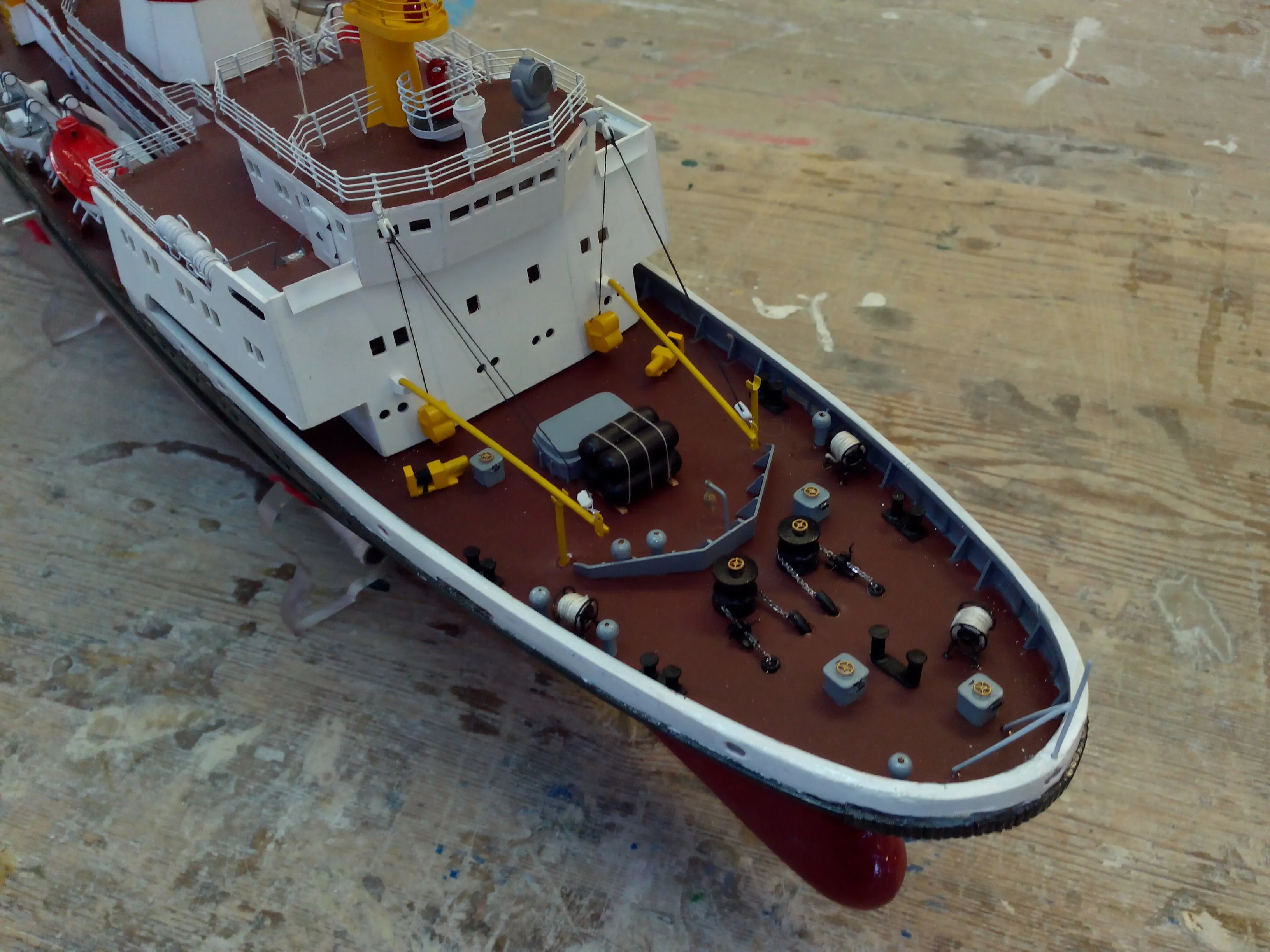 Модель корабля Буксир спасатель типа "Барс" - Верфь на Столе