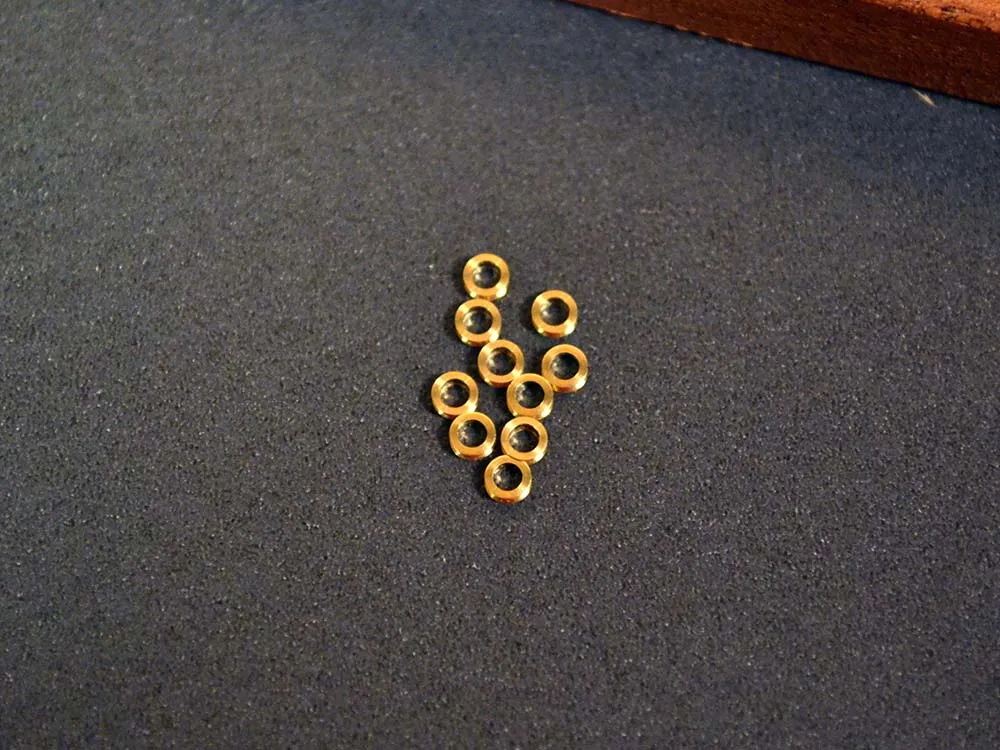 Коуши, латунь, 0,9 мм, 10 шт