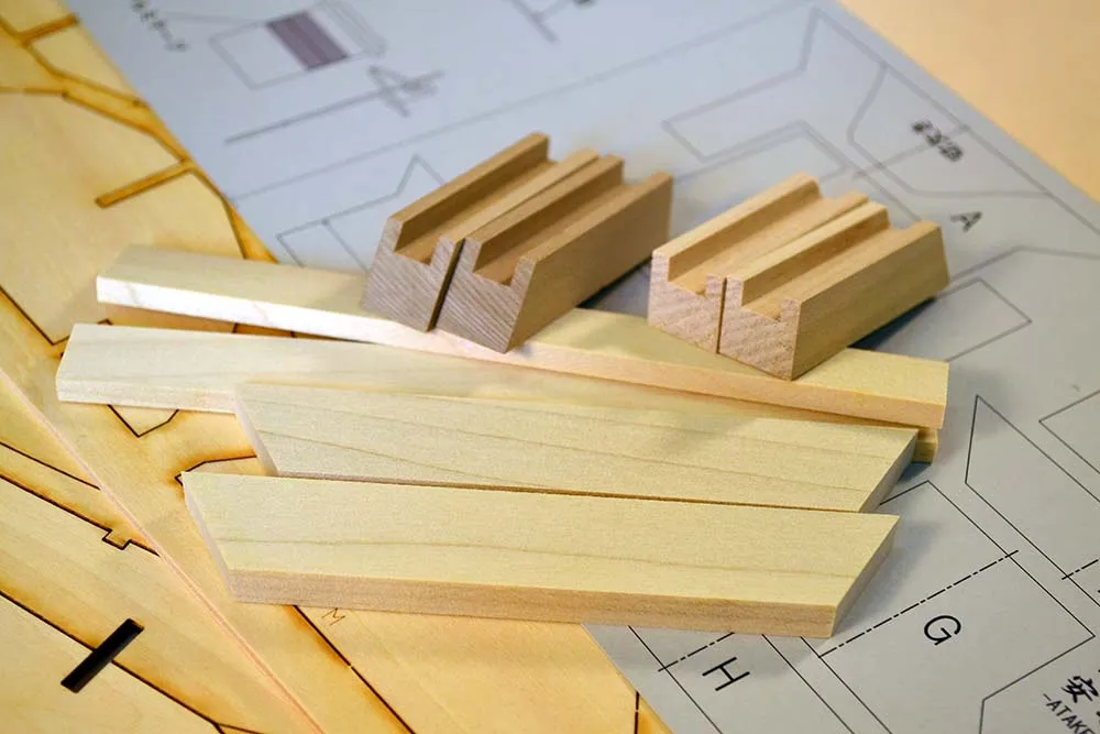 деревянная модель парусника ATAKE BUNE