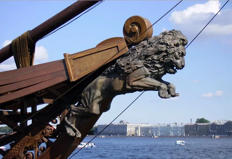 Носовая фигура Гамбургский лев, пластик, 42 мм