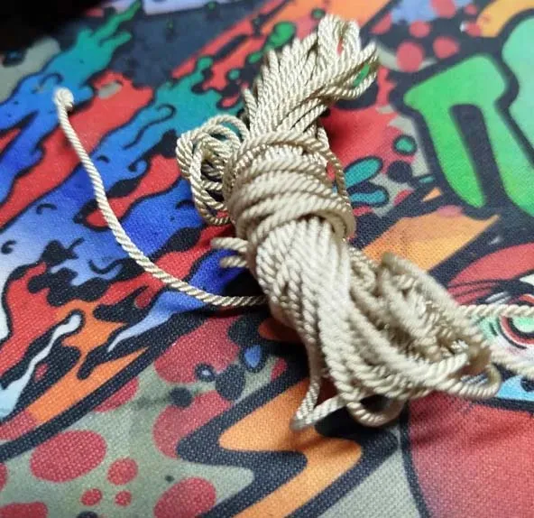 Нить плотной скрутки пеньковая, 1,5 мм, длина 5 м