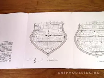 Полный комплект чертежей 74 gun ship, масштаб 1:48