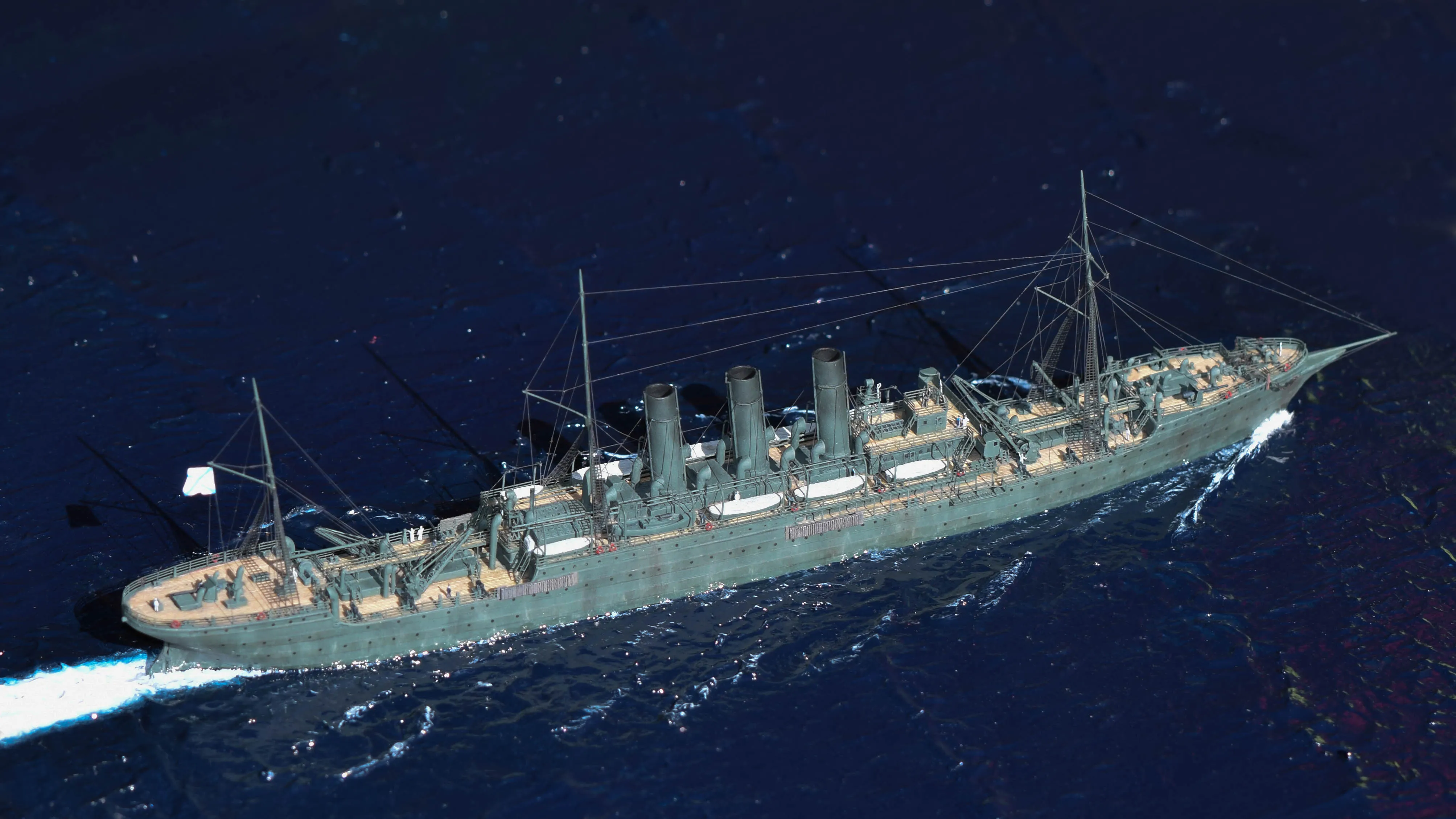 Модель корабля Вспомогательноый крейсер "Лена" - Верфь на Столе