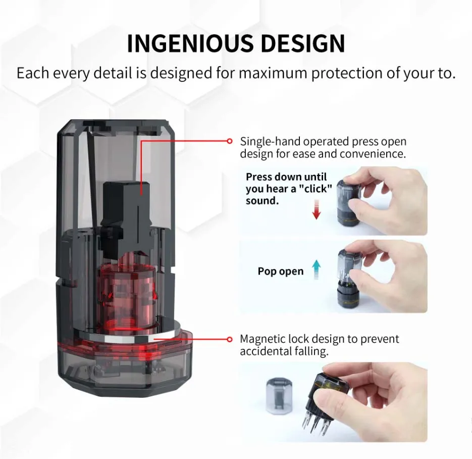 Бочонок для хранения 8 насадок (синий)