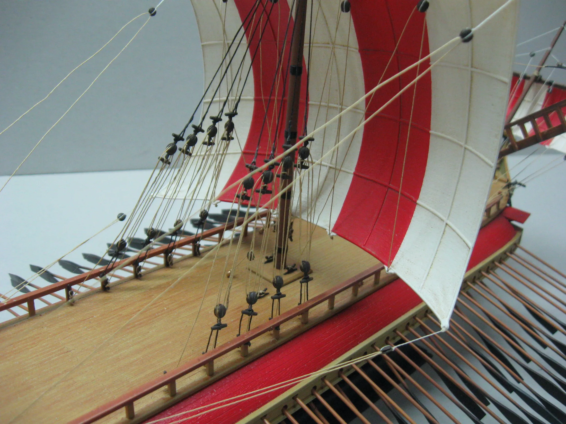 Модель корабля Римская трирема - Верфь на Столе