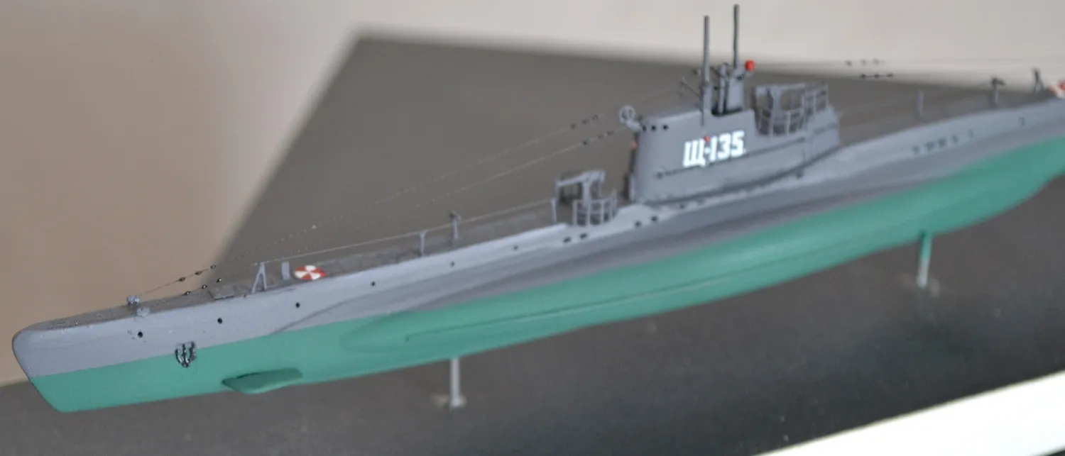 Модель корабля Подводная лодка типа Щука "135" - Верфь на Столе