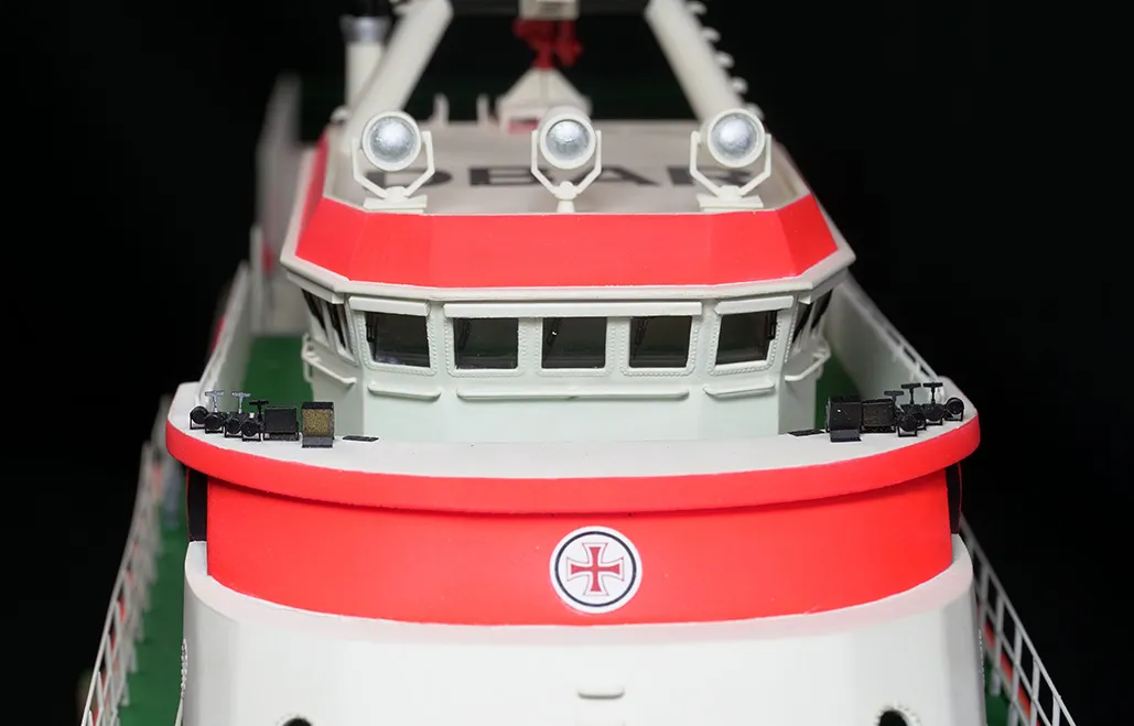 Модель корабля Cпасательный крейсер «HERMANN MARWEDE» - Верфь на Столе