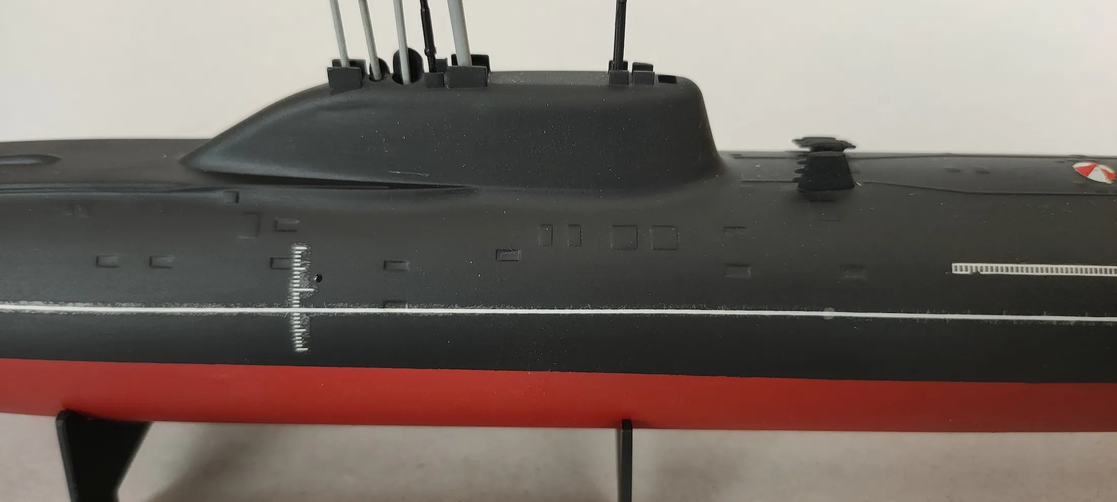 Модель корабля Гвардейская атомная подводная лодка ВМФ России К-267 «Дракон» - Верфь на Столе