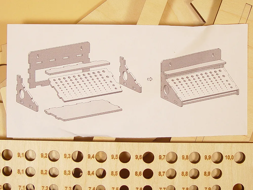 Подставка-органайзер для сверл