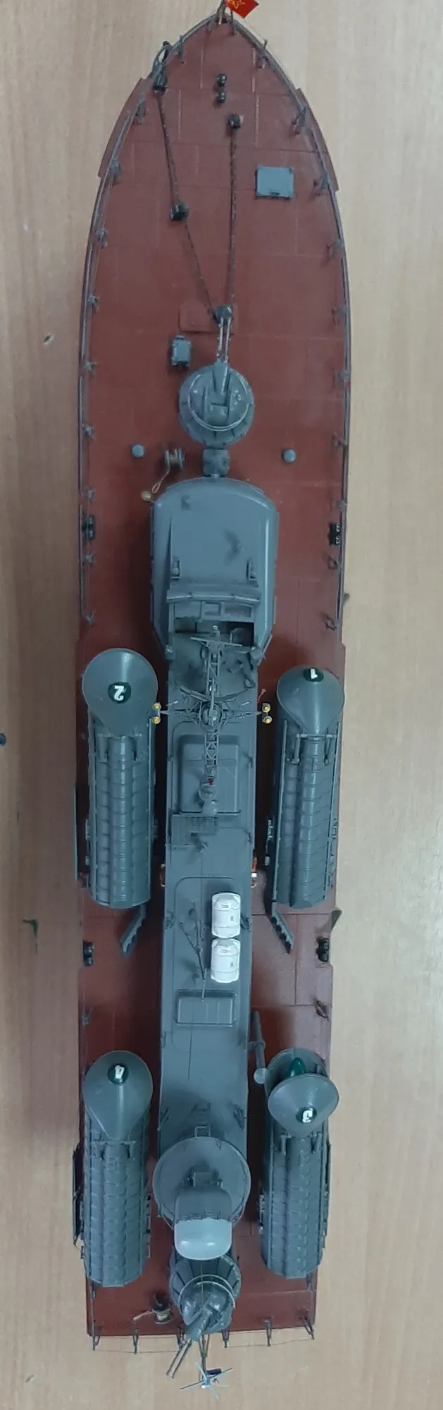 Модель корабля ракетного катера проекта 205 У «Москит» - Верфь на Столе