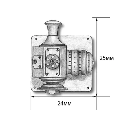 Современная электрическая лебедка, металл, 24х25 мм