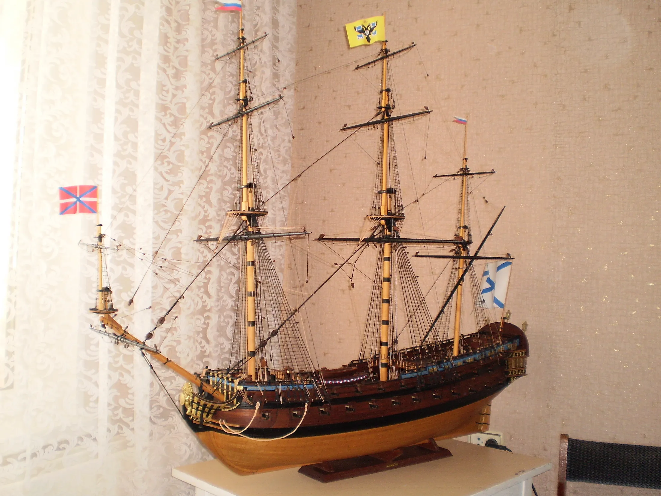 Модель корабля «Ингерманланд» (1715) - Верфь на Столе