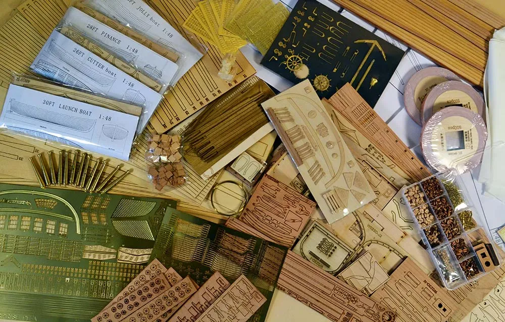 модель корабля для сборки HMS Surprise (полная версия)