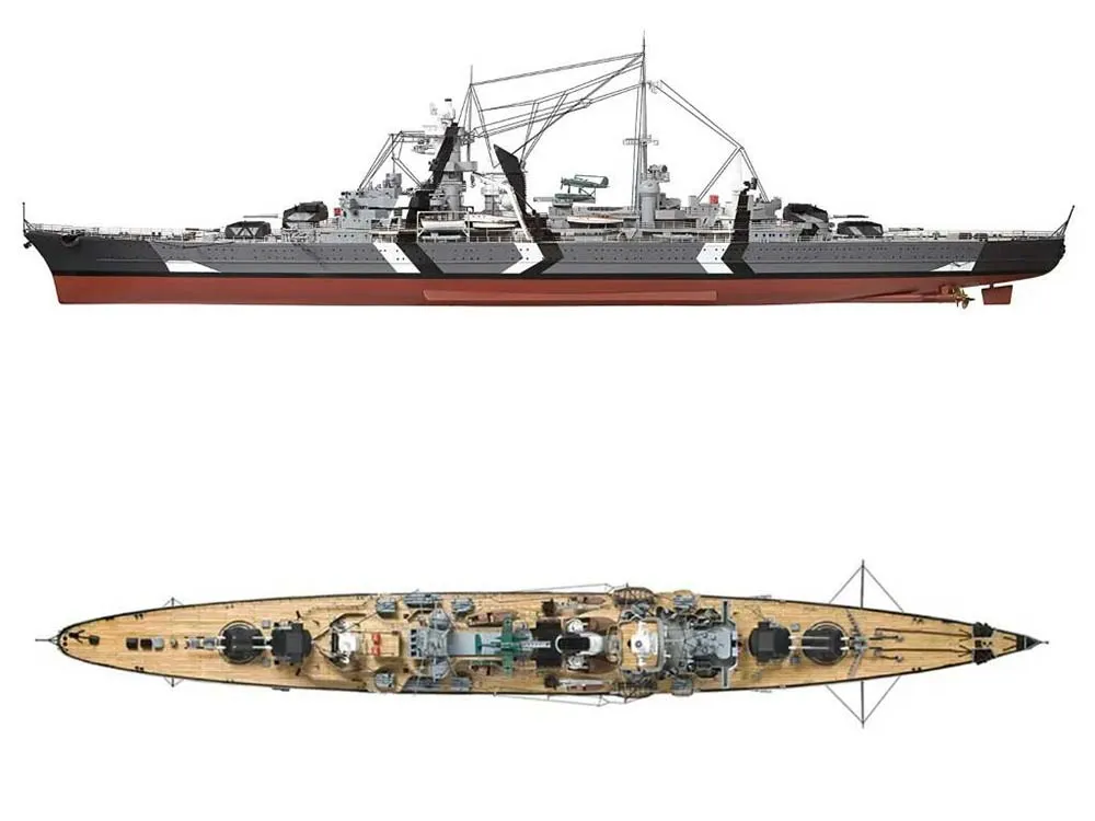 Крейсер Prinz Eugen + (Полный набор инструментов, клея и краски)