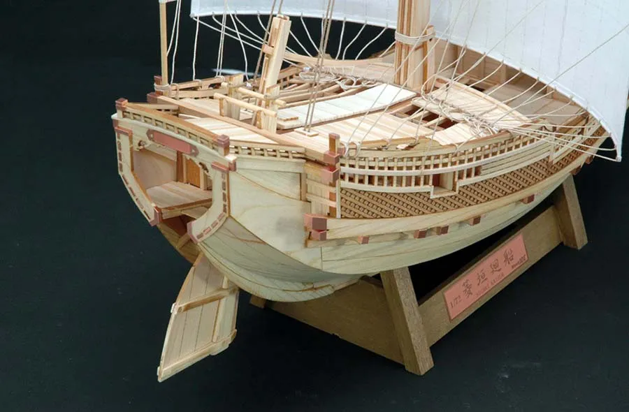 деревянная модель парусника Higakikaisen