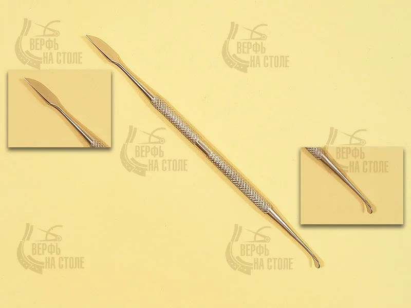 Двухсторонняя стека, 15 см, капля и односторонний ланцет