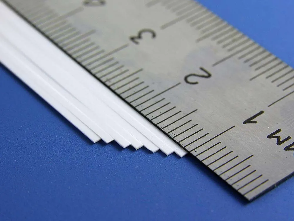 Полоска пластиковая 0,25х1,0 мм, 10 шт/уп.