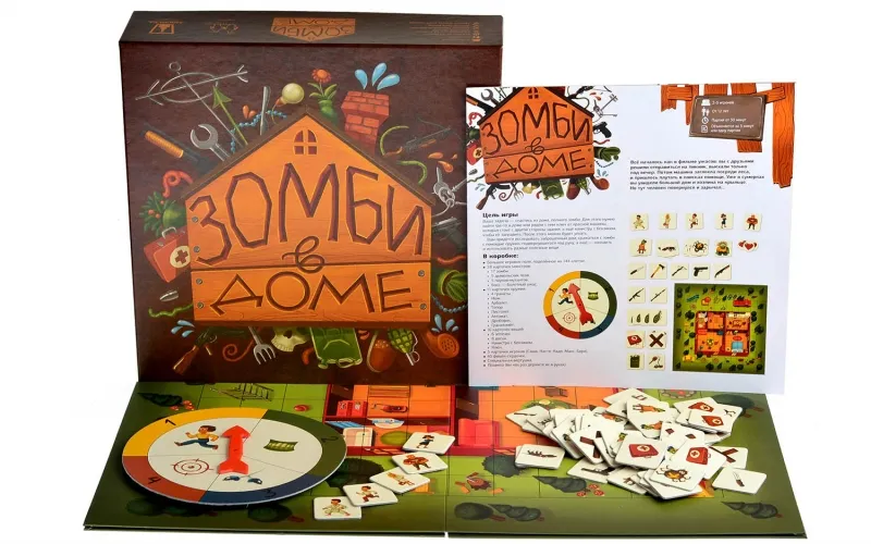 Настольная игра: Зомби в доме