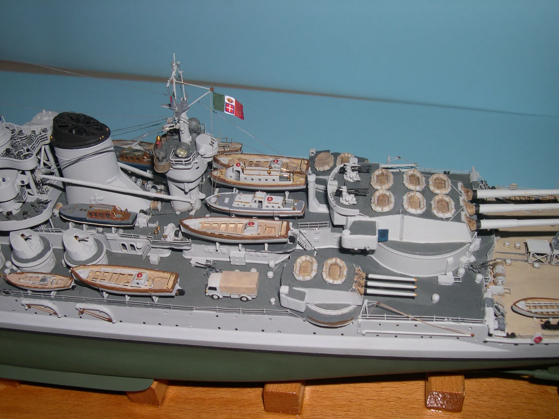 Модель корабля линкор R.N. Roma - Верфь на Столе
