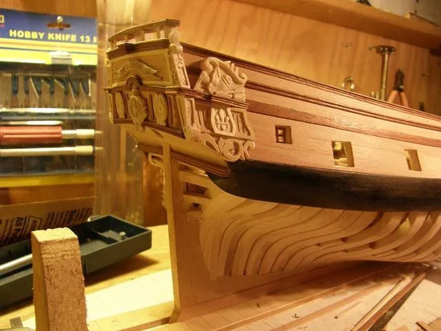 Модель корабля "La Salamandre" - Верфь на Столе