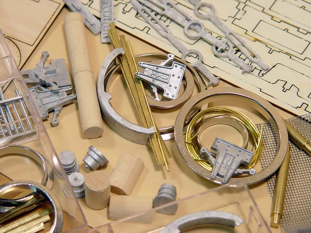 Модель паровоза ADLER + (Полный набор инструментов, клея и краски)