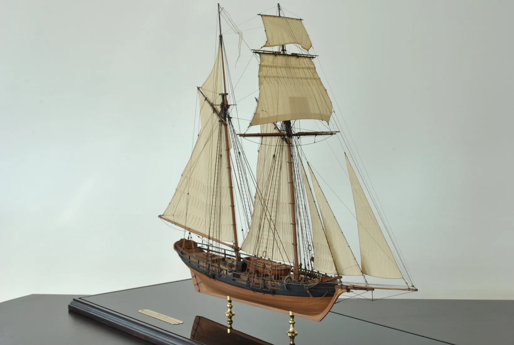 Модель корабля Французкая военная шхуна La Jacinthe ( Гиацинт ) 1823 г. - Верфь на Столе