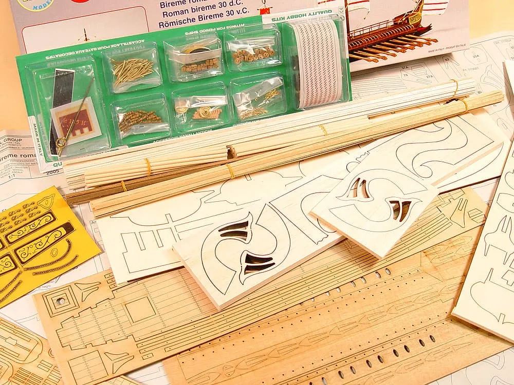 Модель корабля своими руками Caesar, Roman Galley