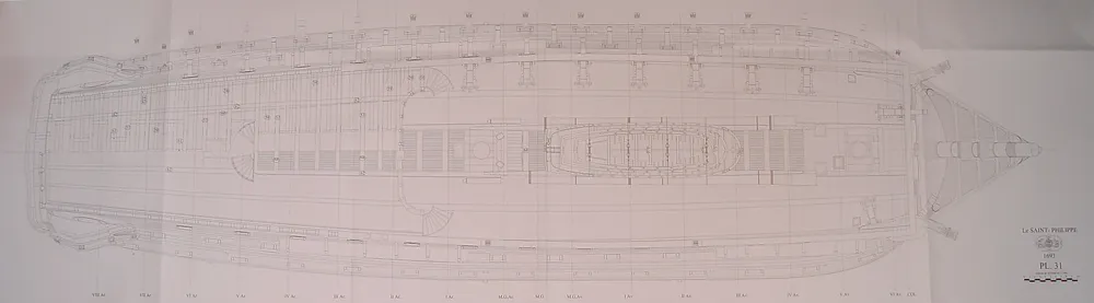 Saint Philippe, 1693 + чертежи