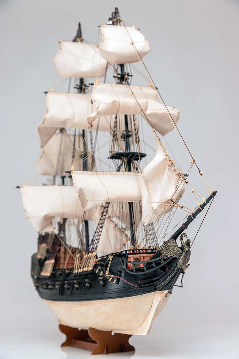 модель корабля своими руками Black Swan, пиратский корабль