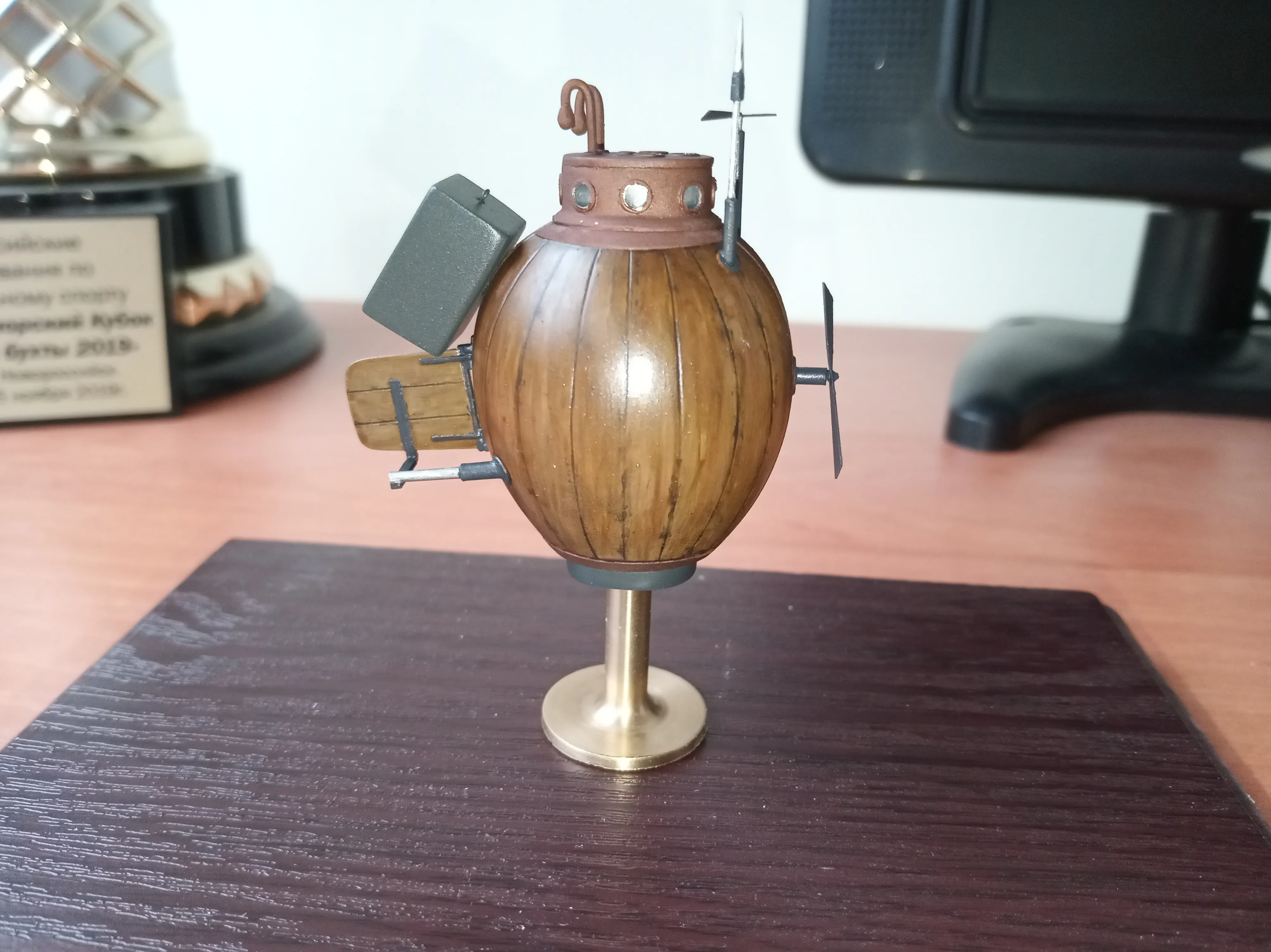 Модель корабля Подводная лодка "Turtle" (Черепаха) - Верфь на Столе