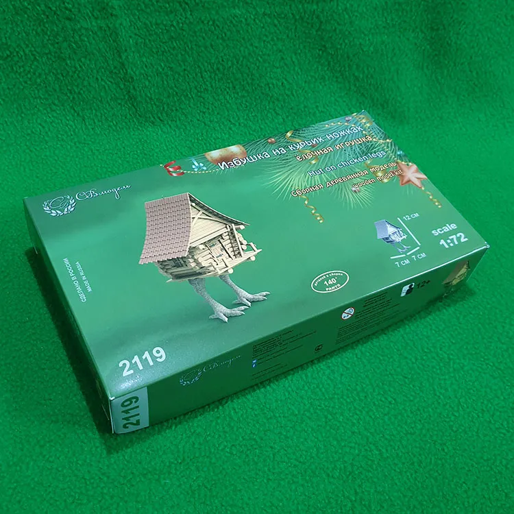 Избушка на курьих ножках, 140 деталей + (Стартовый набор инструментов)