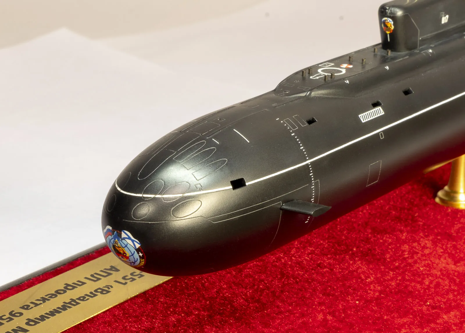 Модель корабля АПЛ К-551 "Владимир Мономах" проекта 955 Борей - Верфь на Столе