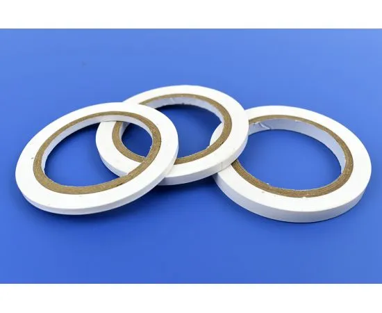 Маскировочная лента гибкая, белый ПВХ 2,5 мм х 10 м