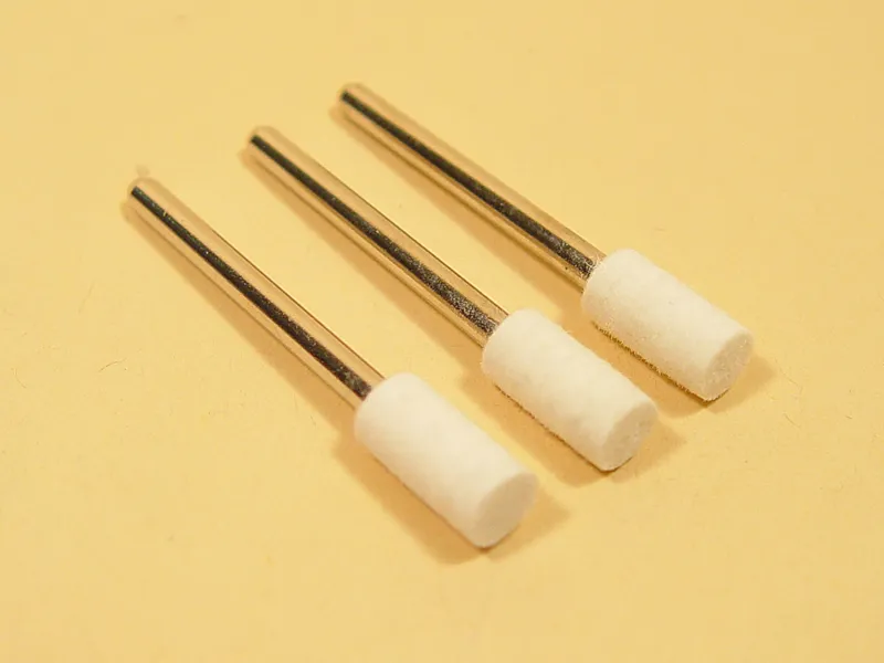 Диск полировальный, войлок, цилиндр,  6х12 мм, 3 шт JAS