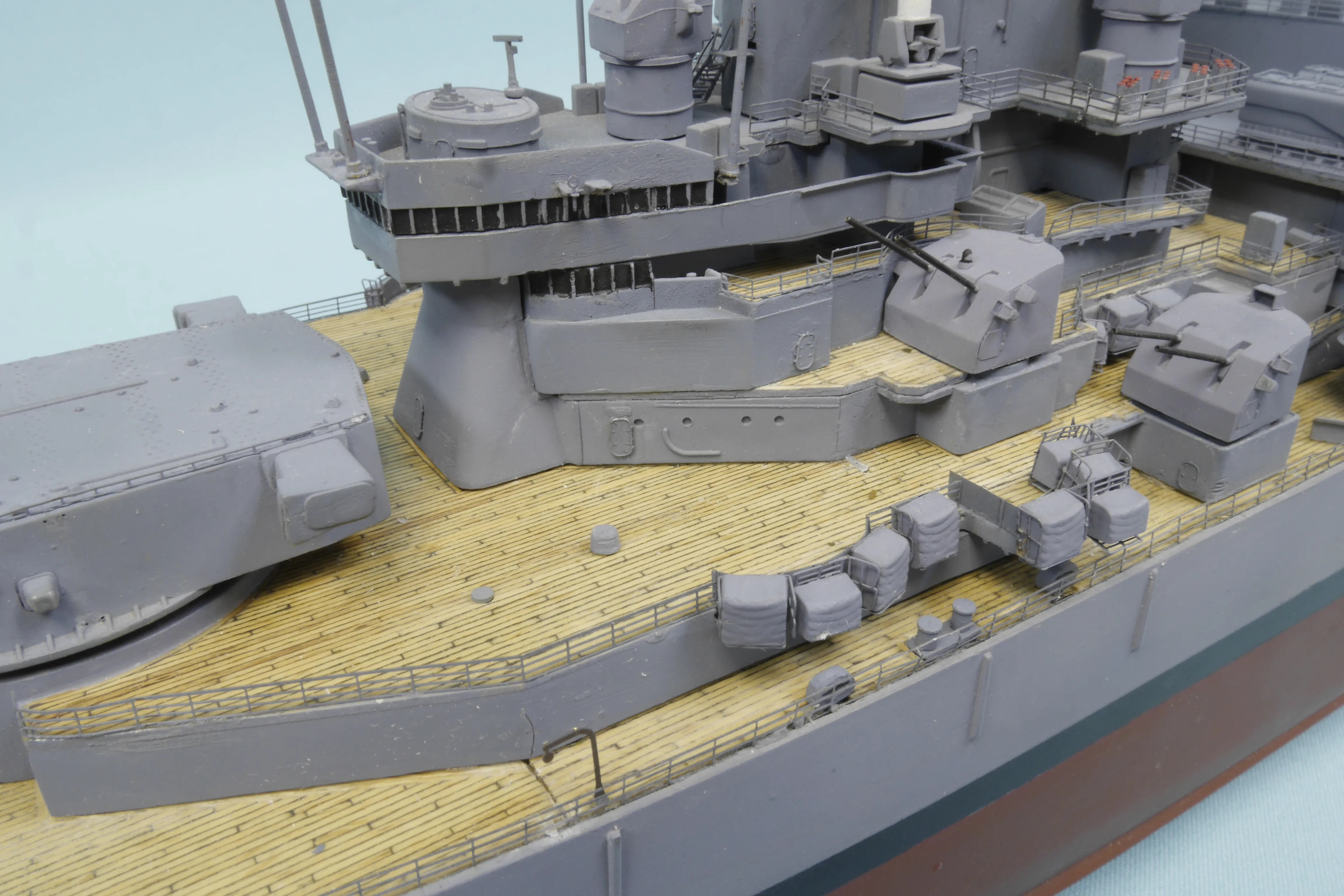 Модель корабля USS «New Jersey» (BB-62) - Верфь на Столе