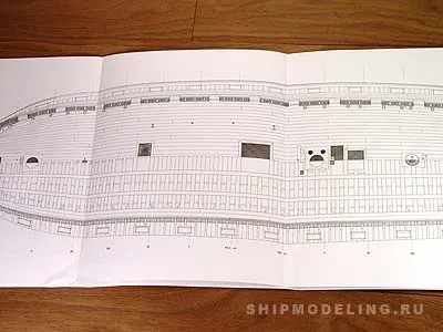 Полный комплект чертежей 74 gun ship, масштаб 1:48
