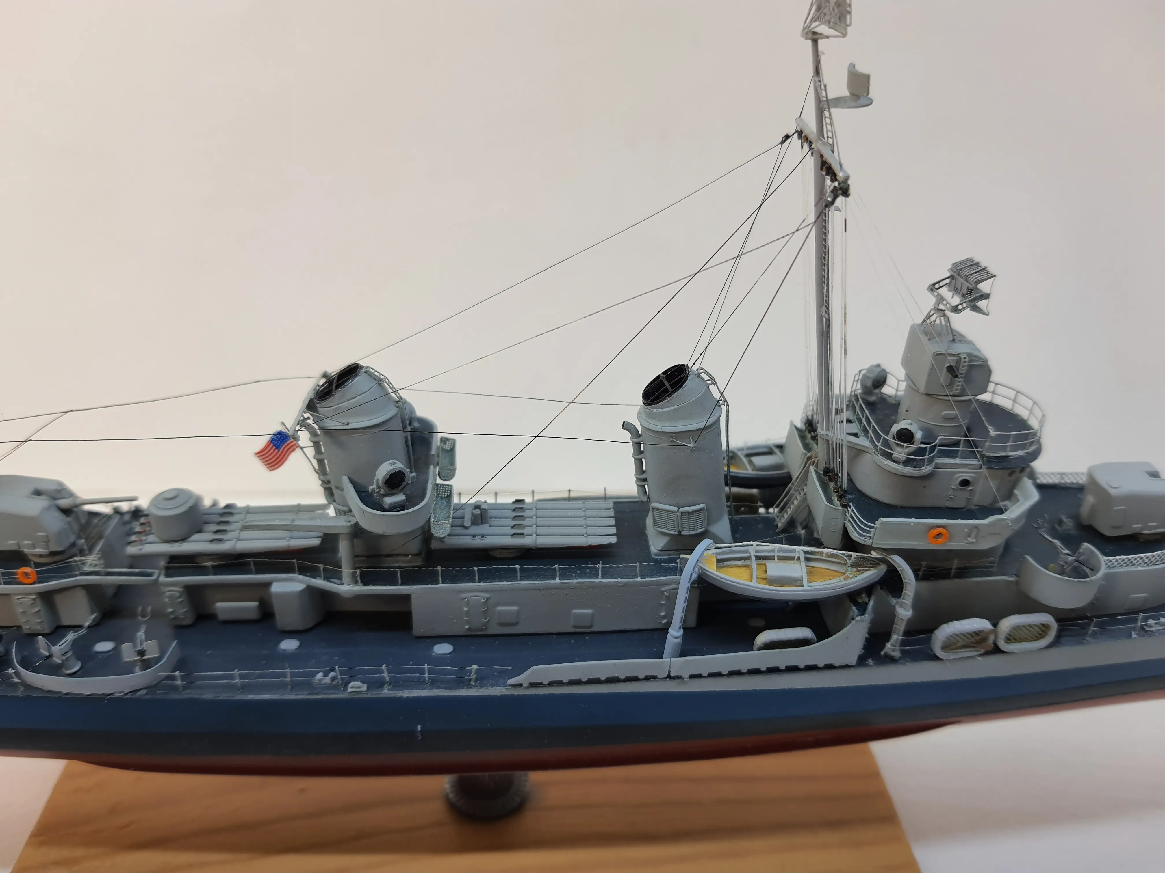 Модель корабля USS La Vallette (DD-448) - Верфь на Столе