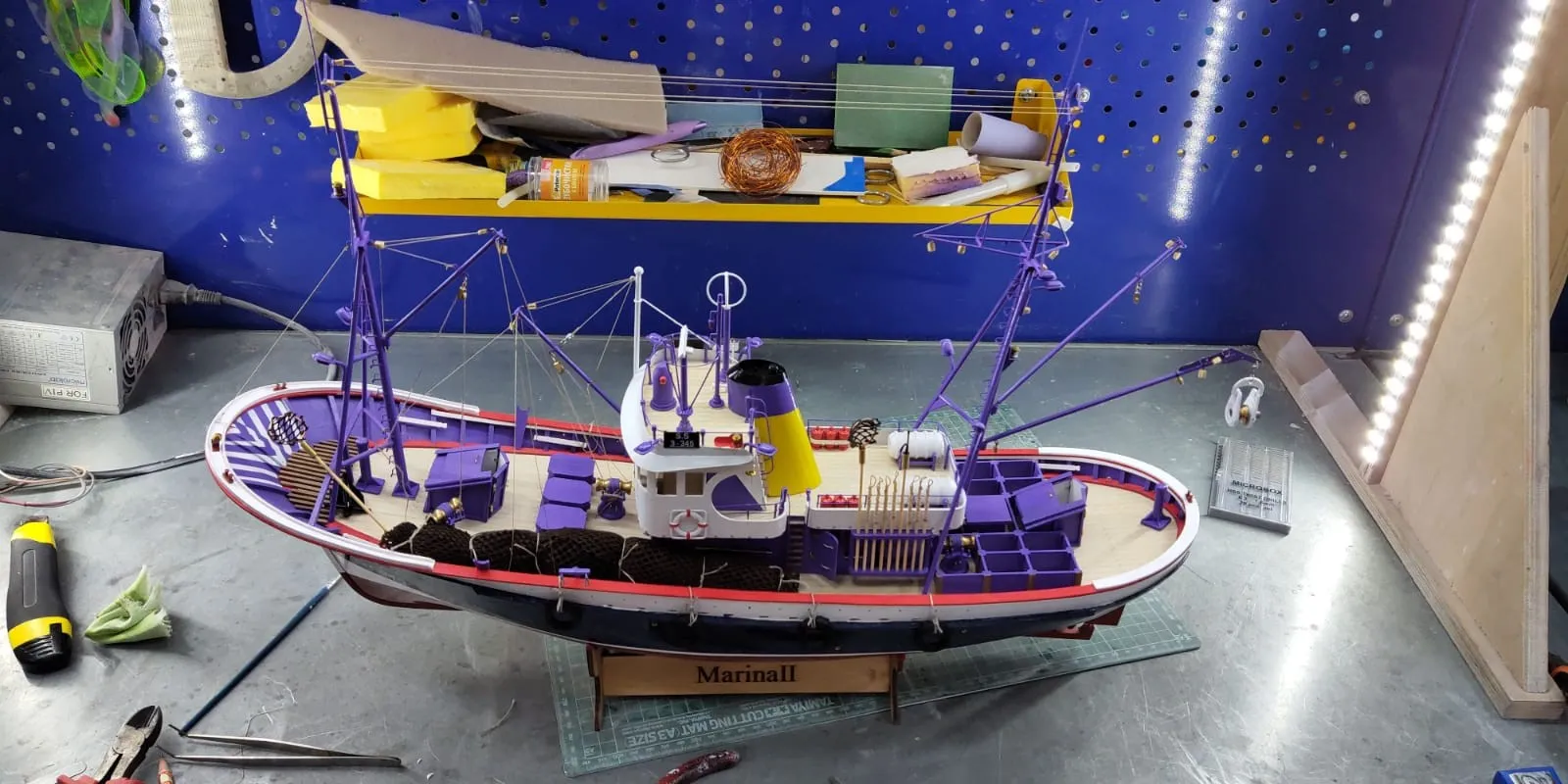 Модель корабля Рыболовное судно «Marina II» - Верфь на Столе