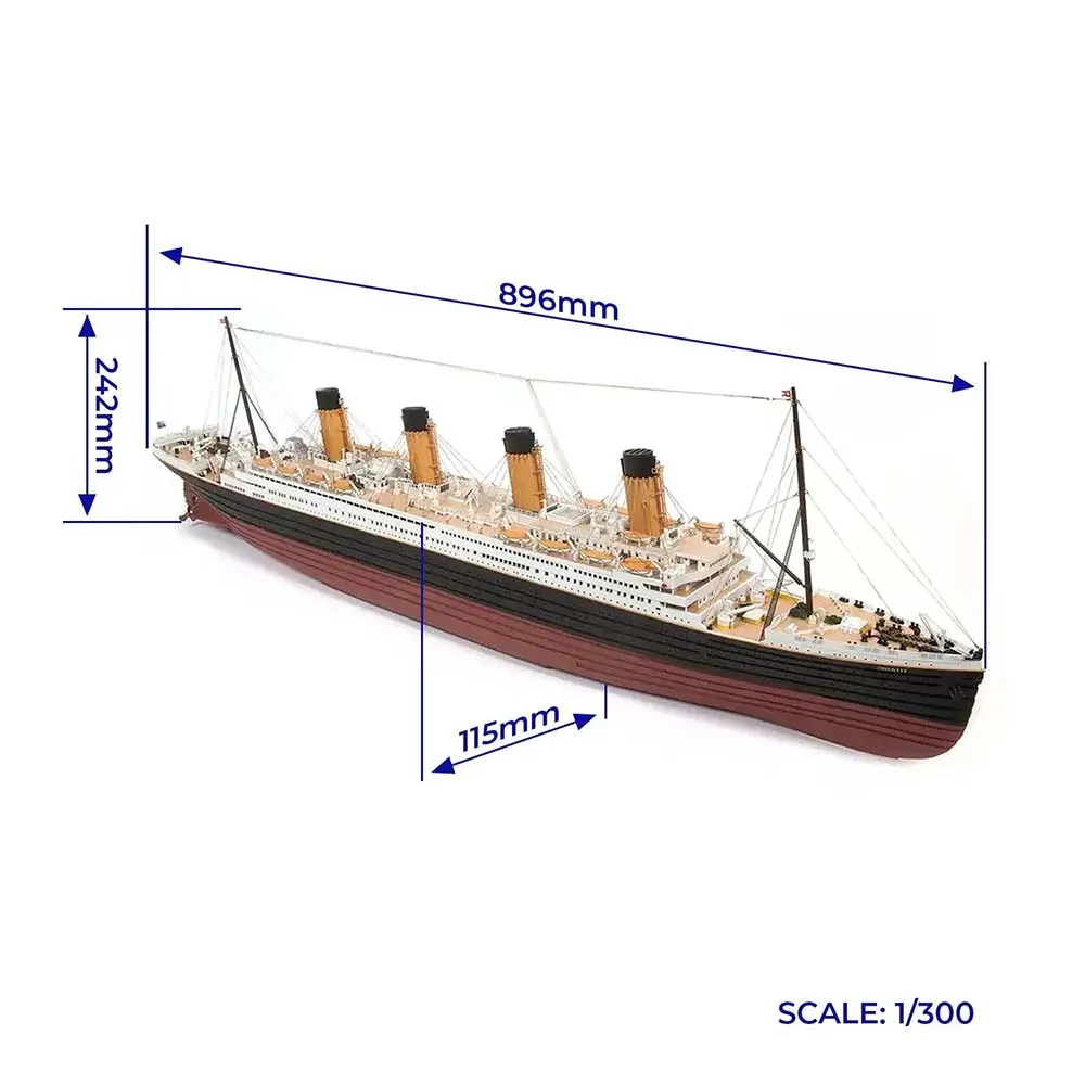 RMS TITANIC (Титаник) + (Полный набор инструментов, клея и краски)