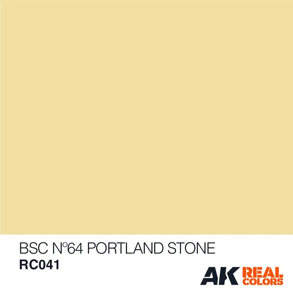 Краска AK Interactive, акриловая BSC Nº64 Portland Stone (каменный), 10 мл