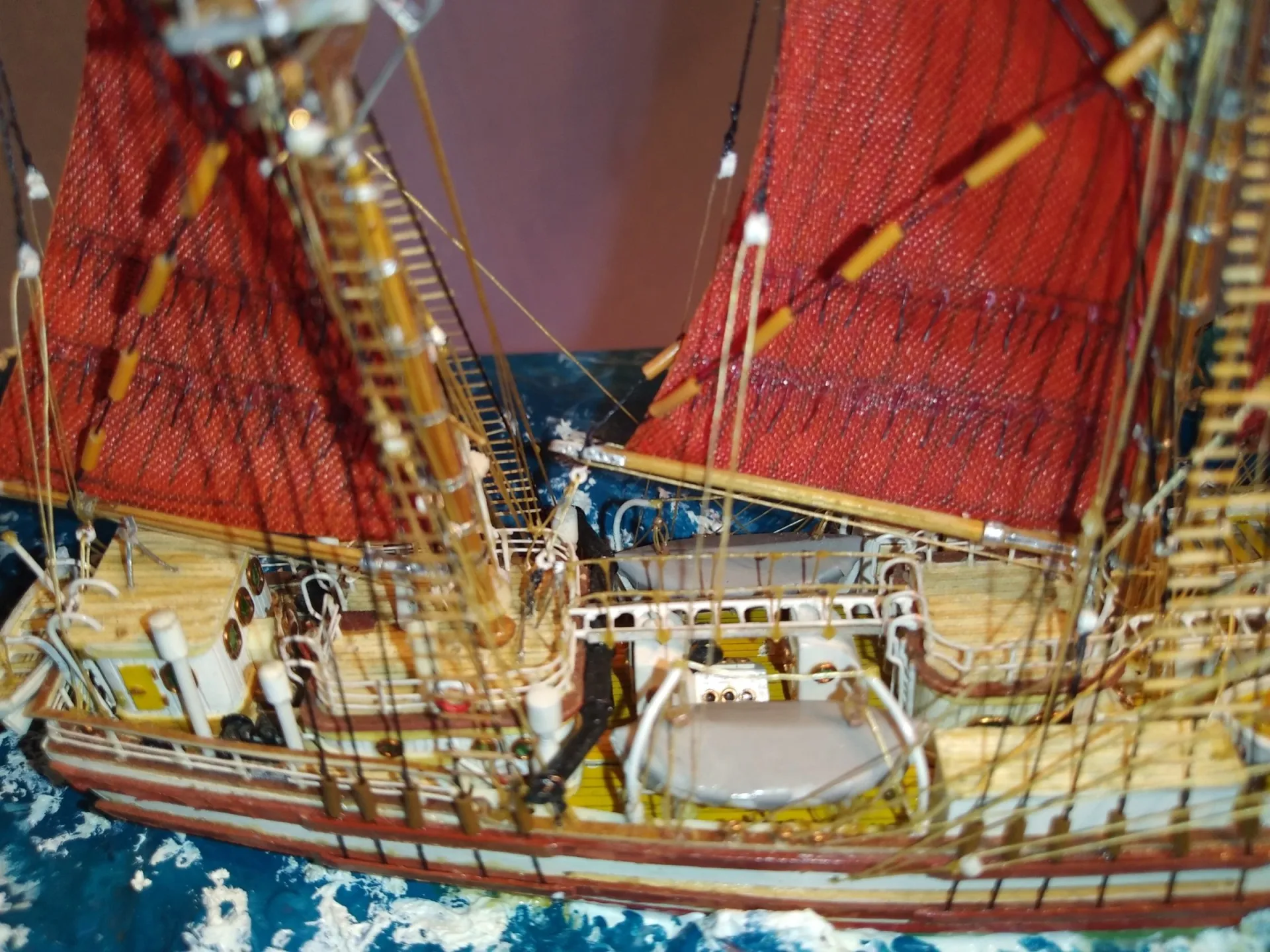 Модель корабля Баркентина "Вега" II - Верфь на Столе