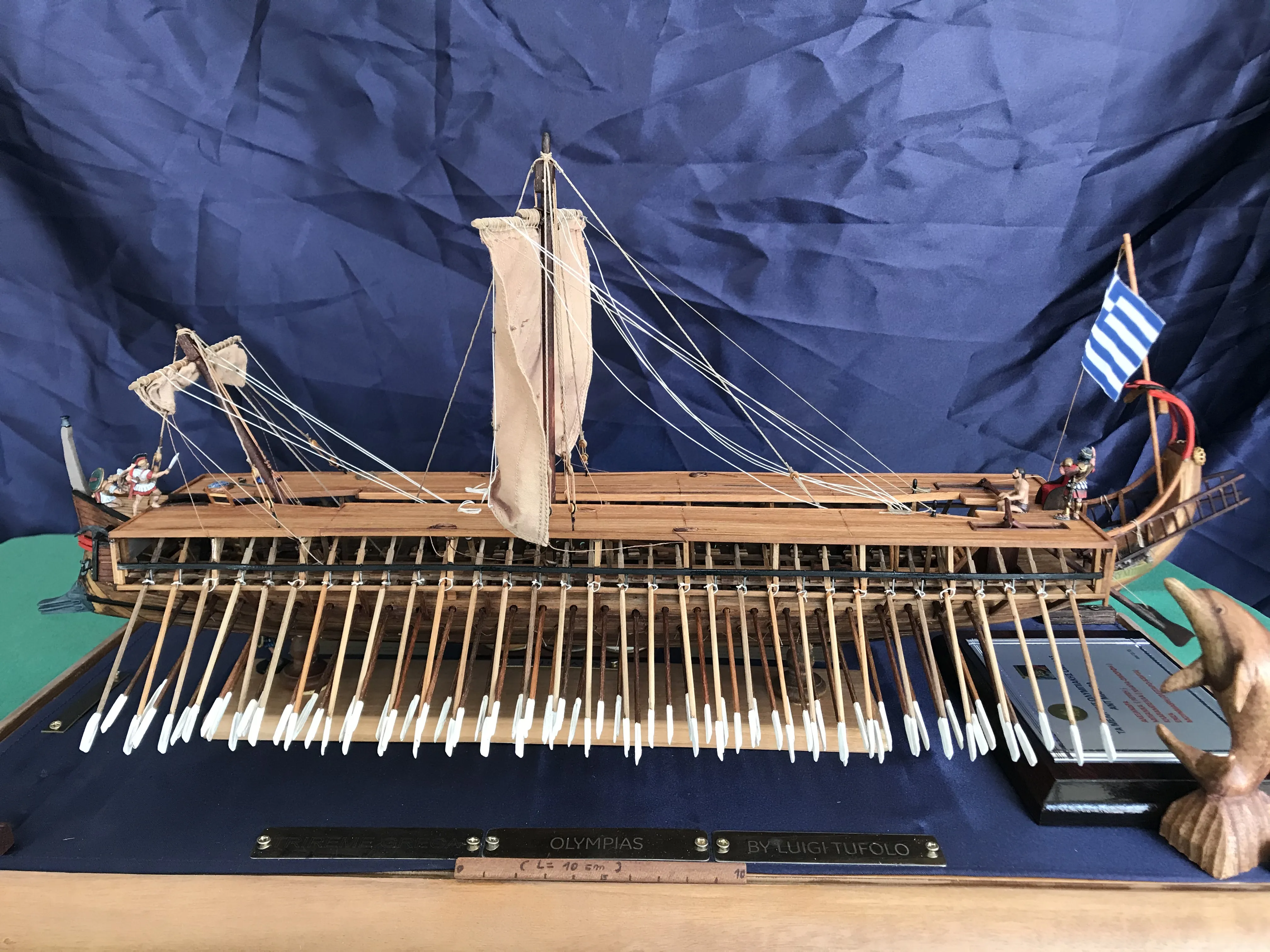 Модель корабля GREEK TRIREME - Верфь на Столе