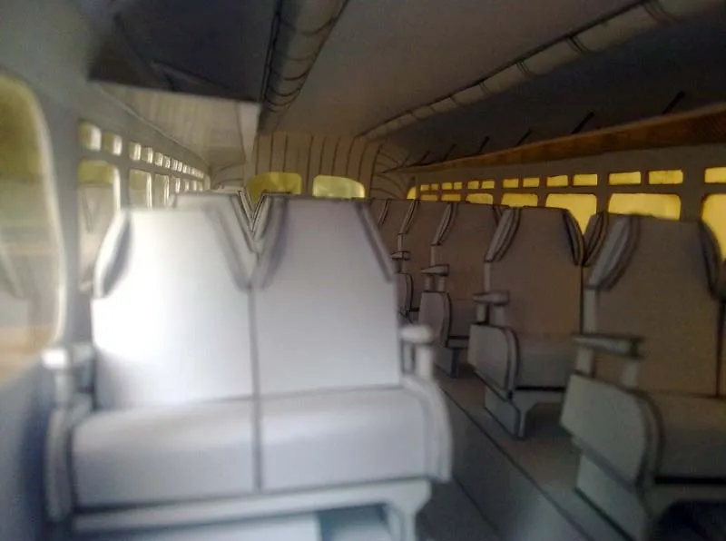 Модель из картона Автобус междугородний